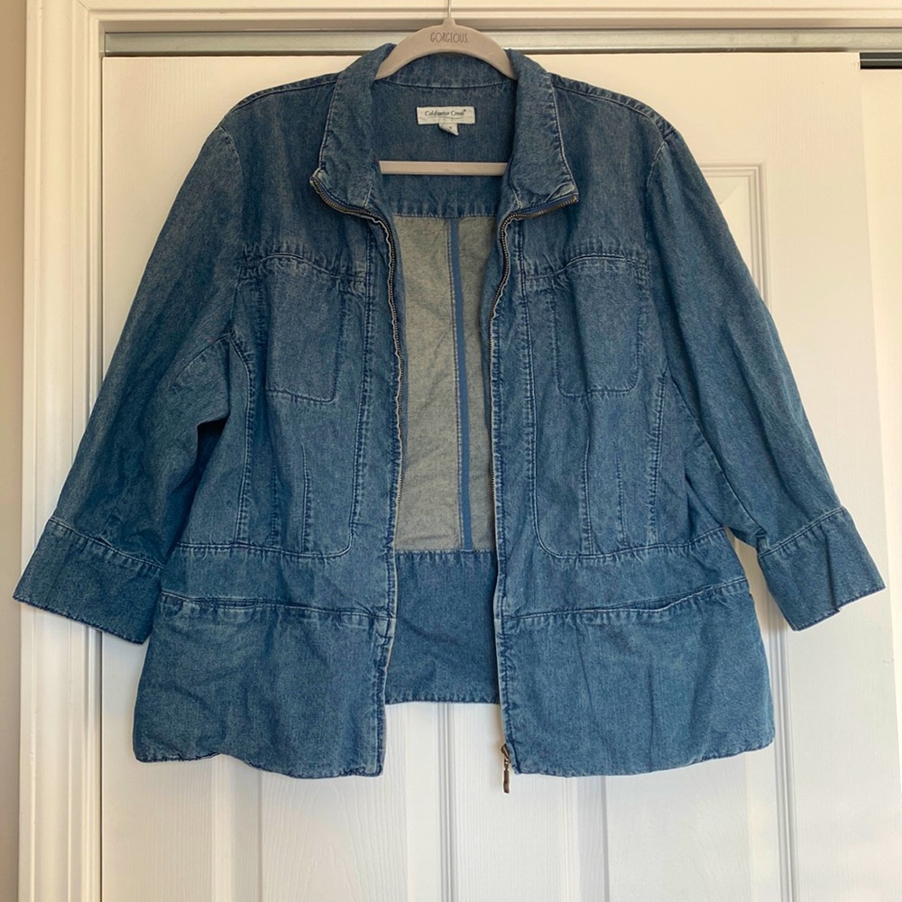 Denim Cargo Jacket